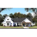 Arts & Crafts House Plan Front Photo 05 - Hunter Hill Modern Farmhouse 155D-0147 - Search House Plans and More