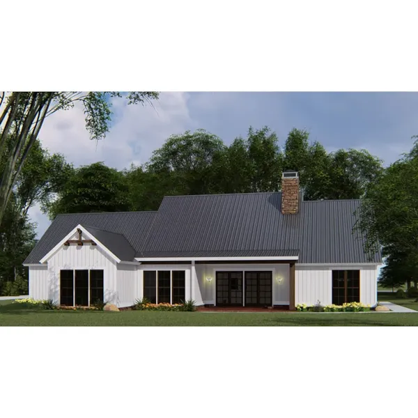 Farmhouse Plan Rear Photo 01 - 155D-0148 - Shop House Plans and More