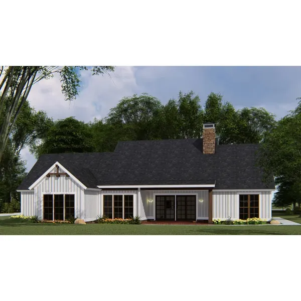 Farmhouse Plan Rear Photo 02 - 155D-0148 - Shop House Plans and More