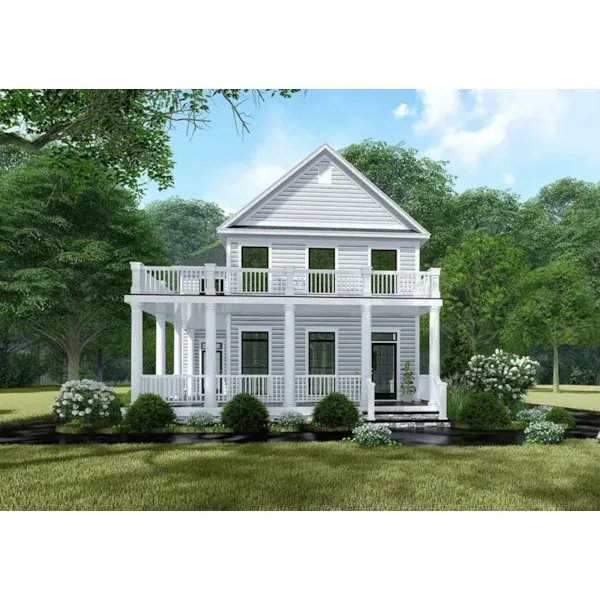 Lowcountry House Plan Front of Home - Bowen Bayou Southern Home 155D-0150 - Shop House Plans and More