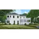 Lowcountry House Plan Side View Photo 02 - Bowen Bayou Southern Home 155D-0150 - Shop House Plans and More