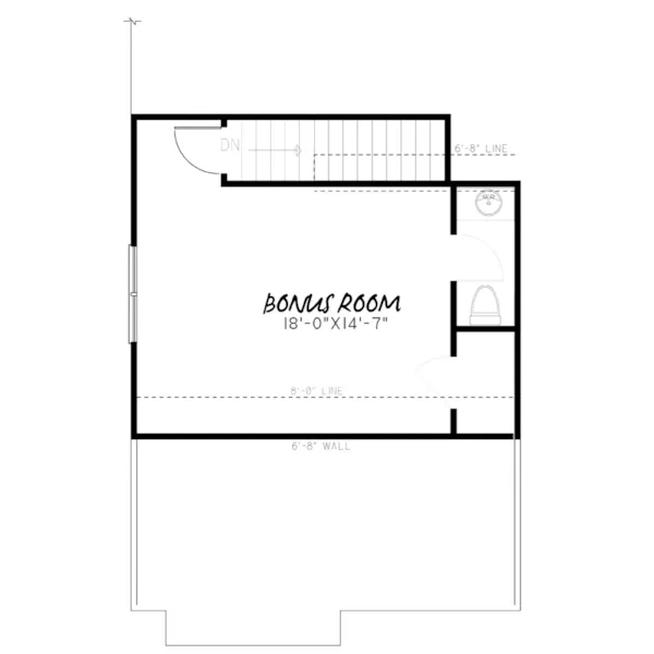 Rustic House Plan Second Floor - 155D-0157 - Shop House Plans and More