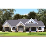 Rustic House Plan Front of Home - 155D-0157 - Shop House Plans and More