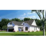 Country House Plan Side View Photo - Paddle Creek Rustic Home 155D-0158 - Shop House Plans and More