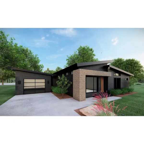 Modern House Plan Front Photo 01 - Avalon Lane Modern Home 155D-0171 - Search House Plans and More