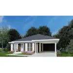 Traditional House Plan Front Photo 02 - 155D-0215 - Shop House Plans and More