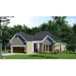 Country French House Plan Front Photo 02 - 155D-0236 - Shop House Plans and More