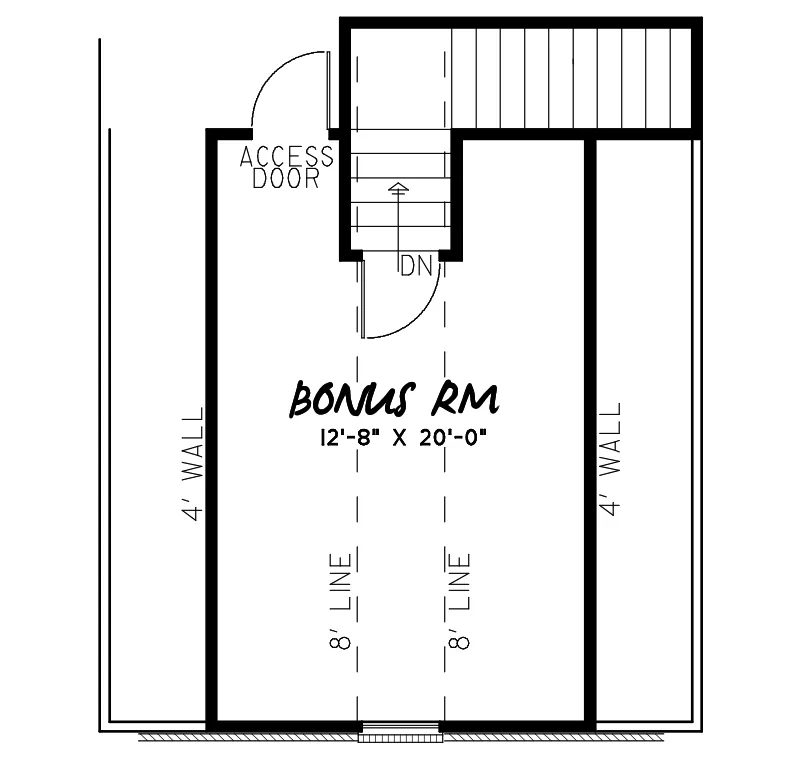 Ranch House Plan Second Floor - 155D-0238 - Shop House Plans and More