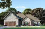 Ranch House Plan Front of Home - 155D-0238 - Shop House Plans and More