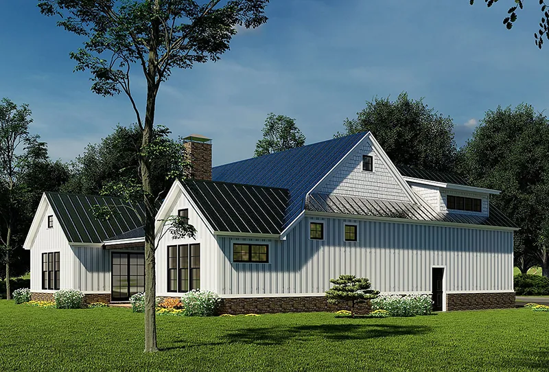 Cabin & Cottage House Plan Side View Photo - 155D-0243 - Shop House Plans and More