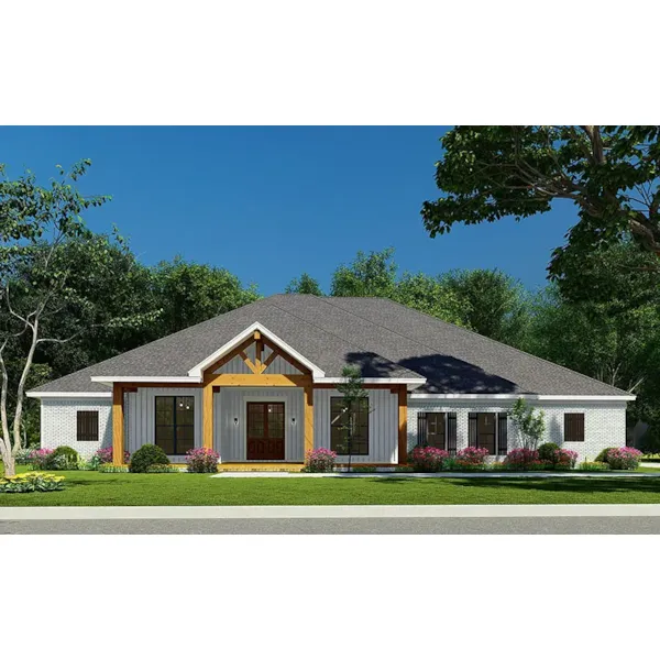 Country House Plan Front of Home - 155D-0248 - Shop House Plans and More