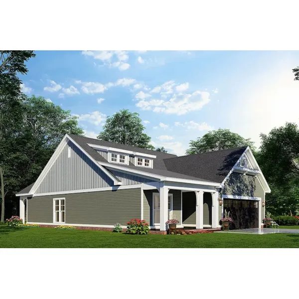 Arts & Crafts House Plan Front Photo 01 - 155D-0252 - Shop House Plans and More