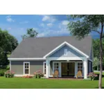 Arts & Crafts House Plan Rear Photo 01 - 155D-0252 - Shop House Plans and More