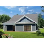 Traditional House Plan Rear Photo 01 - Spring Lake Cottage Home 155D-0254 - Shop House Plans and More