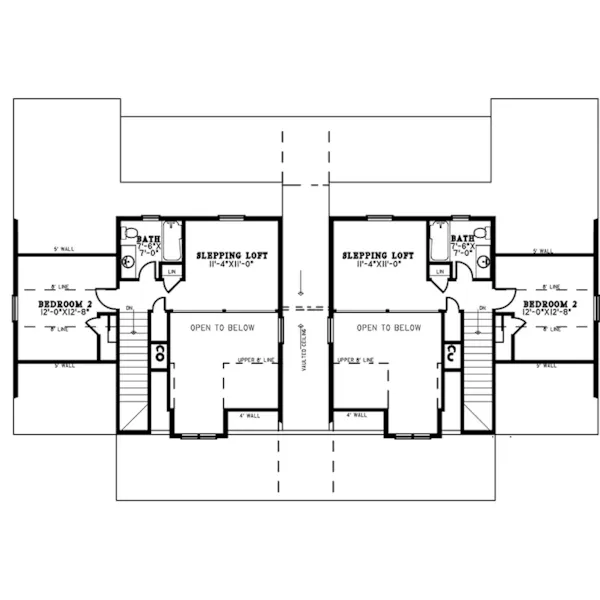 European House Plan Second Floor - 155D-0256 - Shop House Plans and More