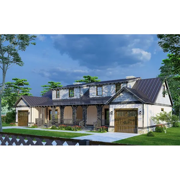 European House Plan Rear Photo 01 - 155D-0256 - Shop House Plans and More