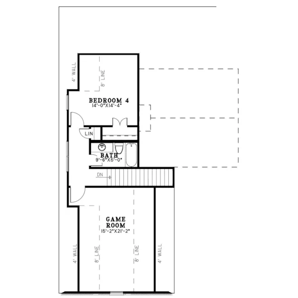 Ranch House Plan Bonus Room - 155D-0264 - Shop House Plans and More