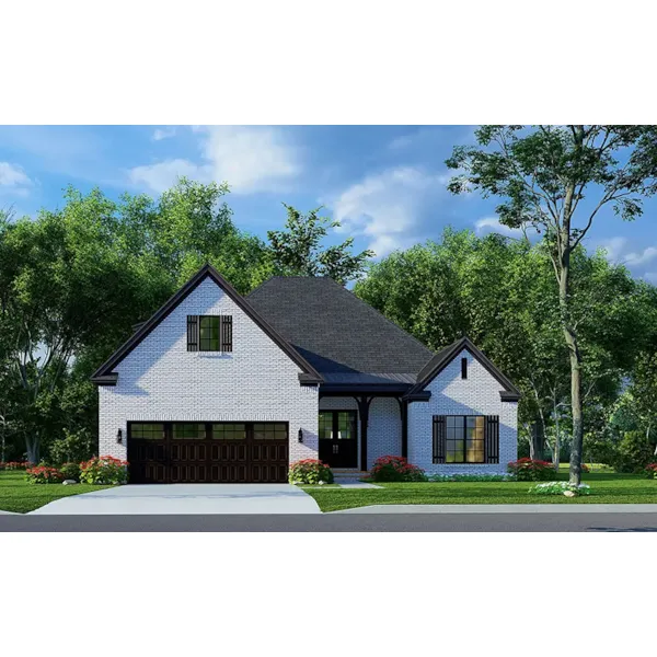 Ranch House Plan Front of Home - 155D-0264 - Shop House Plans and More