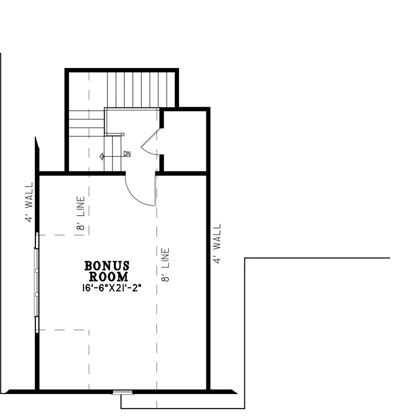 Ranch House Plan Second Floor - Elmstead Farm Modern Farmhouse 155D-0265 - Search House Plans and More