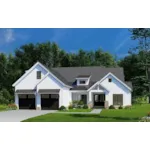 Arts & Crafts House Plan Front of Home - Elmstead Farm Modern Farmhouse 155D-0265 - Search House Plans and More