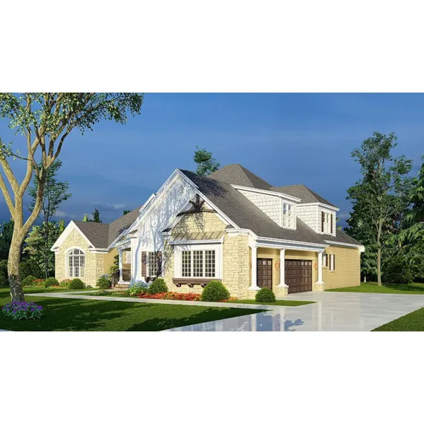 Luxury House Plan Front Photo 02 - 155D-0272 - Shop House Plans and More