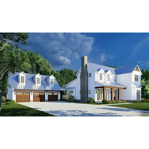 Southern House Plan Side View Photo - 155D-0275 - Shop House Plans and More