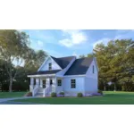 Farmhouse Plan Side View Photo - River Retreat Country Cottage 155D-0277 - Shop House Plans and More