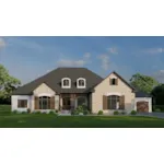 Ranch House Plan Front of Home - 155D-0286 - Shop House Plans and More