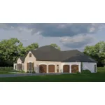 Ranch House Plan Side View Photo 02 - 155D-0286 - Shop House Plans and More