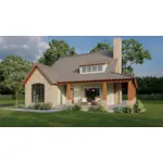 Bungalow House Plan Front Photo 01 - Whispering Falls Country Cottage 155D-0291 | House Plans and More