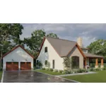 Bungalow House Plan Front Photo 02 - Whispering Falls Country Cottage 155D-0291 | House Plans and More