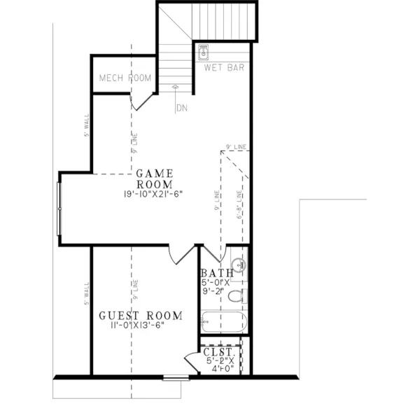 European House Plan Second Floor - Sierra Place Luxury Home 155D-0292 | House Plans and More