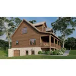 Farmhouse Plan Front Photo 01 - Saddler Falls Rustic Cabin 155D-0293 | House Plans and More