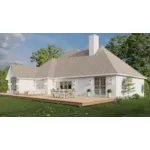 Farmhouse Plan Rear Photo 03 - 155D-0296 | House Plans and More