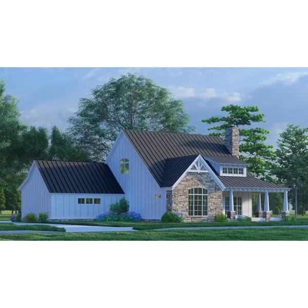 Farmhouse Plan Front Photo 02 - 155D-0301 | House Plans and More