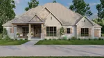 Luxury House Plan Front of Home - 155D-0304 | House Plans and More