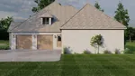 Luxury House Plan Side View Photo - 155D-0304 | House Plans and More