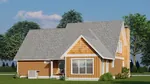 Arts & Crafts House Plan Rear Photo 02 - 155D-0307 | House Plans and More