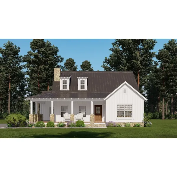 Southern House Plan Front of Home - 155D-0308 | House Plans and More