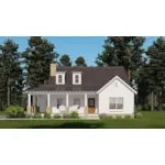 Southern House Plan Front of Home - 155D-0308 | House Plans and More