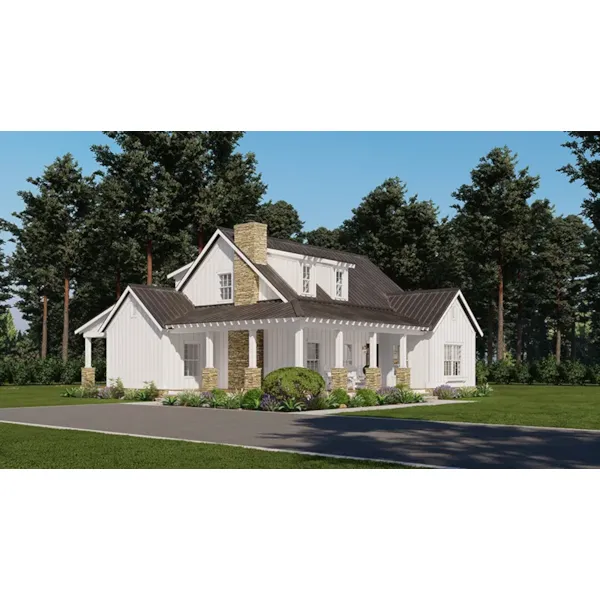 Southern House Plan Front Photo 02 - 155D-0308 | House Plans and More