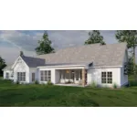 Rustic House Plan Rear Photo 02 - 155D-0309 | House Plans and More