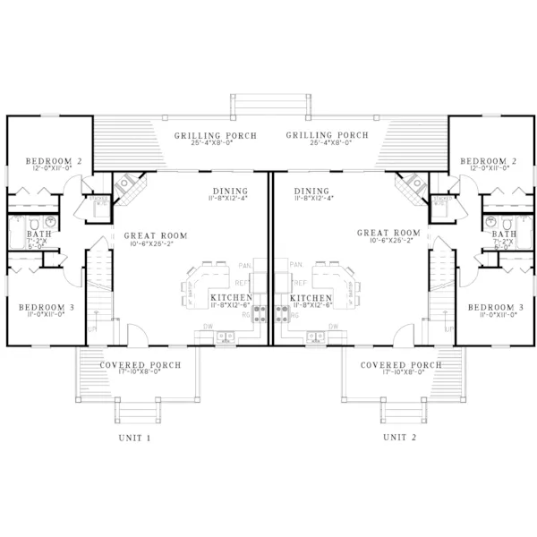 Traditional House Plan First Floor - 155D-0317 | House Plans and More