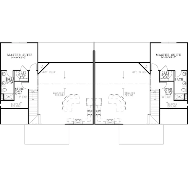 Traditional House Plan Second Floor - 155D-0317 | House Plans and More