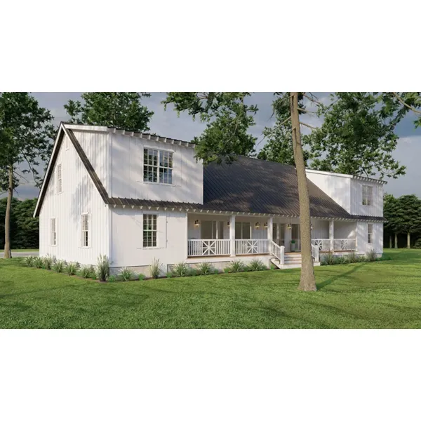 Traditional House Plan Rear Photo 02 - 155D-0317 | House Plans and More