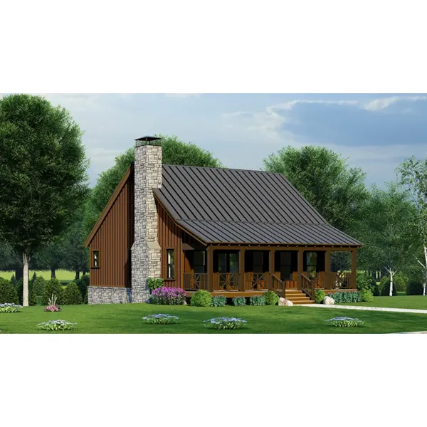 Mountain House Plan Front Photo 01 - 155D-0318 | House Plans and More