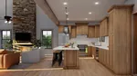 Craftsman House Plan Kitchen Photo 02 - 155D-0320 | House Plans and More