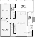 Craftsman House Plan Lower Level Floor - 155D-0320 | House Plans and More