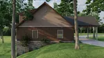 Craftsman House Plan Side View Photo - 155D-0320 | House Plans and More