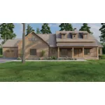 Arts & Crafts House Plan Front of Home - Misty Mountain Arts & Crafts Style - Search House Plans and More